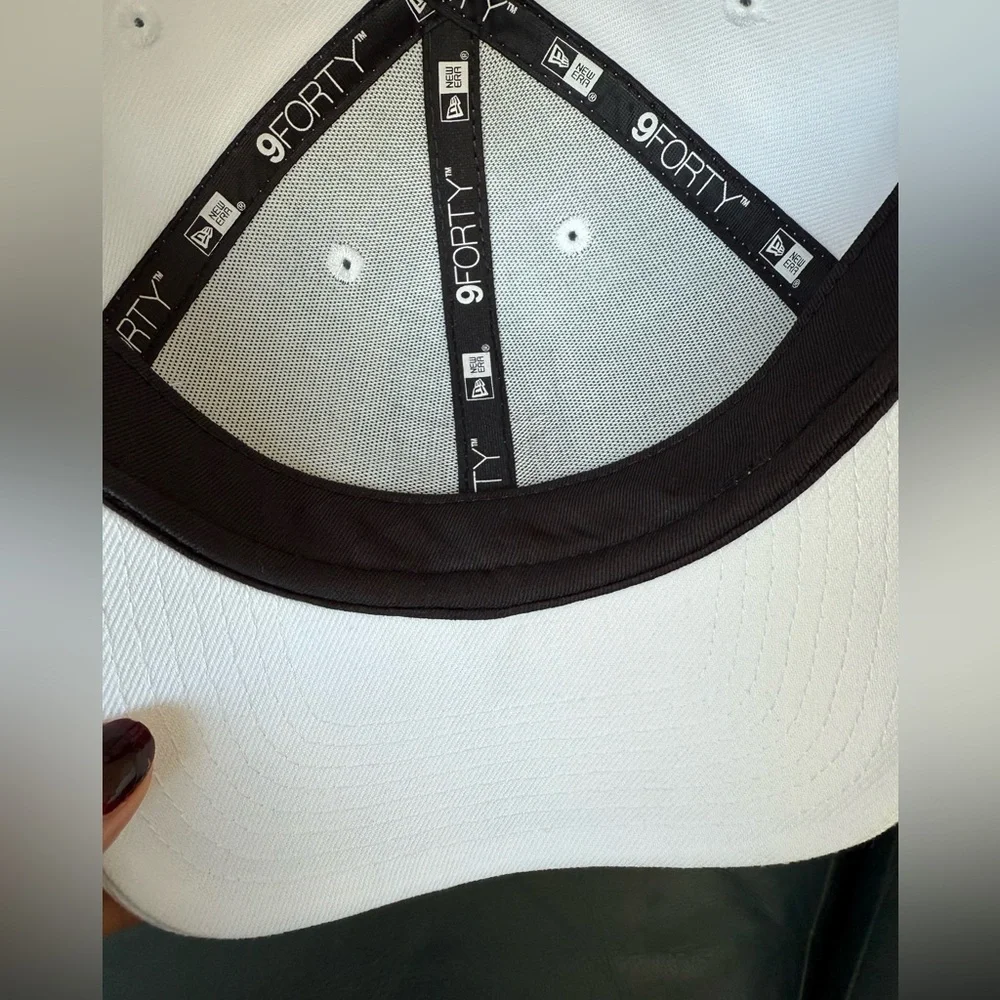 White NFL Shield Logo Hat - Picture 5 of 9